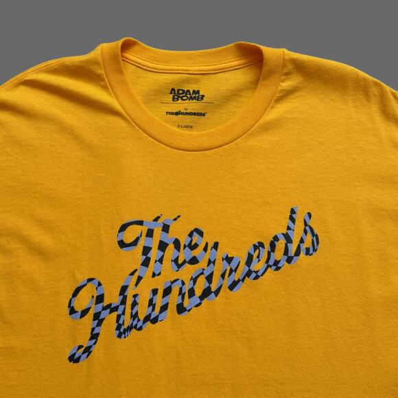 The Hundreds Adam Bomb Yellow SS Tee Graphic Tee Size XL EUC - Picture 3 of 7